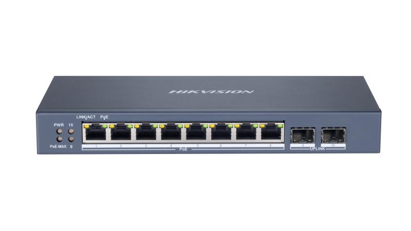 Hikvision 8 Port Gigabit Smart Managed Switch DS-3E1510P-SI