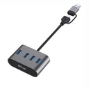 UH350 2 in 1 4 Port USB 3.0 Multi-Port Hub