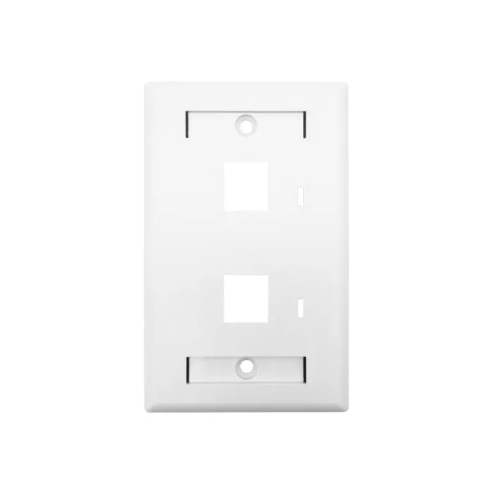 Linkbasic Two Port Faceplate 115 x 70mm