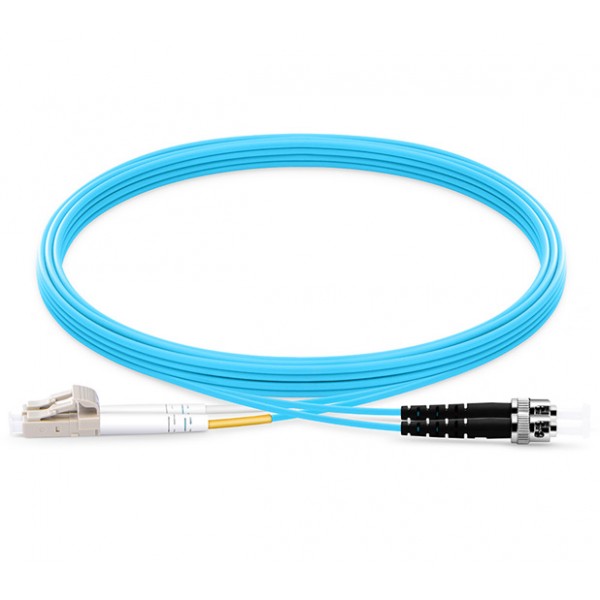 UltraLAN Fiber Flylead LC-ST UPC MM Duplex OM3 (1Meter)