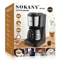 Sokany Black & Silver 900ml Coffee Maker | CSYSK125