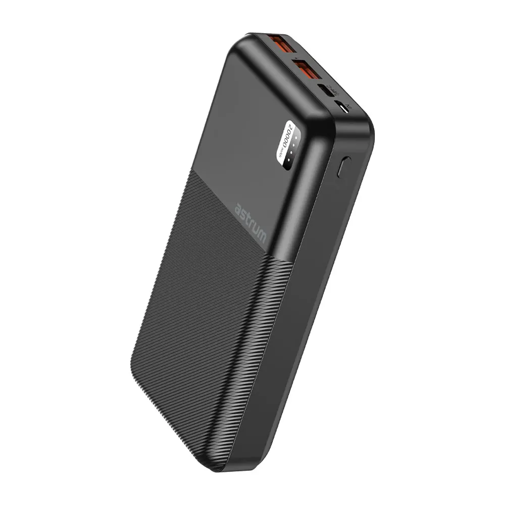 PB205 Dual USB Ultra Slim Fast Charge Power Bank 20000mAh 2.1A