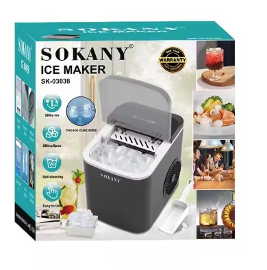 Sokany 15kg Bullet Shaped Ice Maker | CSY-SK03038