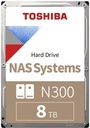 Toshiba 8TB N300 NAS 3.5 inch SATA Hard Drive HDWG780EZSTAU