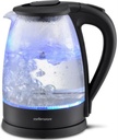Mellerware Kettle 360 Degree Cordless Kettle Glass Black | 22300BK
