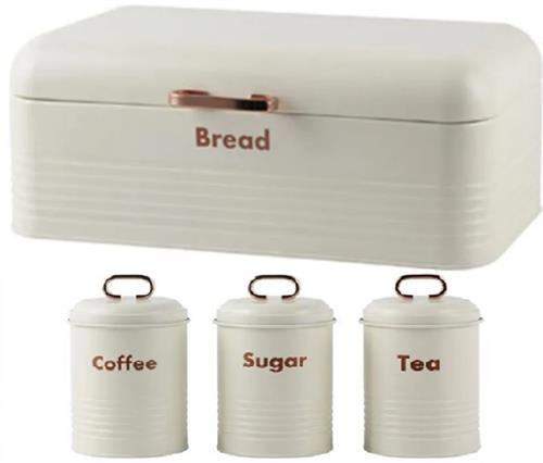 Totally 4Pc Breadbin Combo Colour White 