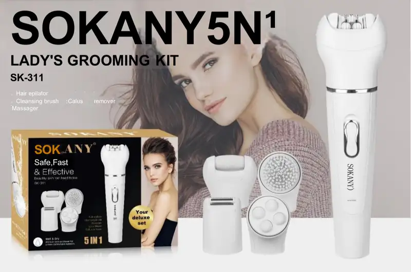 Sokany 5 In 1 Lady's Grooming Kit | CSY-SK311