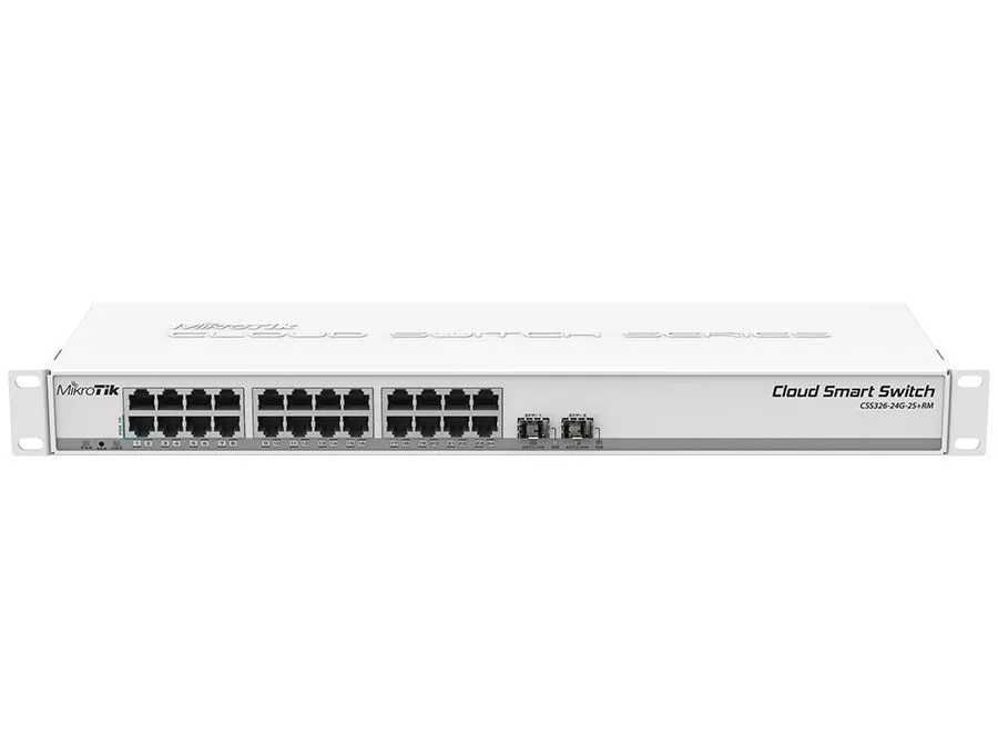 MikroTik Cloud Smart Switch 326-24G-2S+RM | RBCSS326-24G-2S+RM