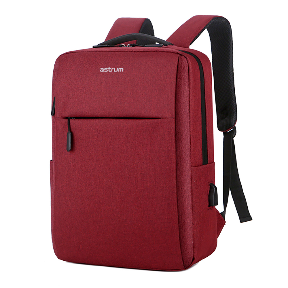 LB200 BACKPACK OXFORD 15″ USB RED