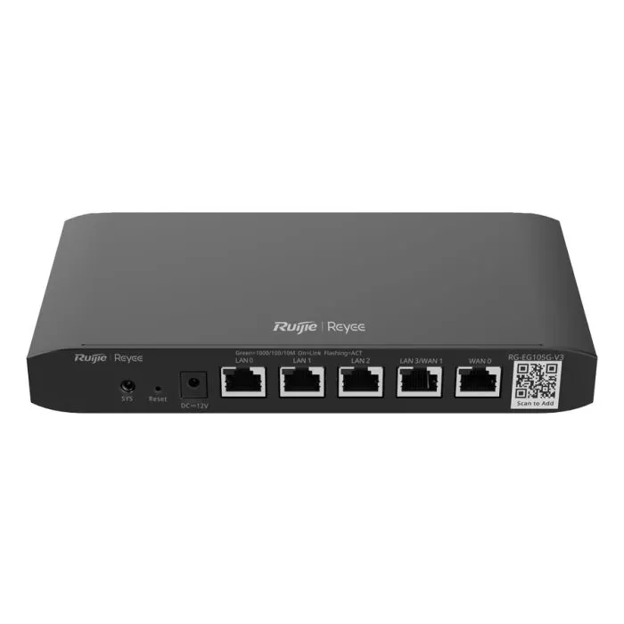 Reyee RG-EG105G 5-Port Gigabit Cloud Router 100 Users