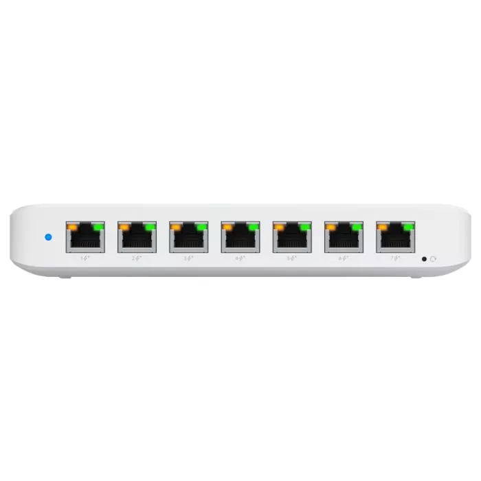 Ubiquiti UniFi Switch Ultra 8 Port Gigabit 1PoE Input 7 PoE Out 202W | USW-Ultra-210W