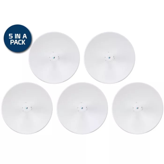 Ubiquiti UISP airMAX PowerBeam AC 5GHz 25dBi Radio 5 Pack | PBE-5AC-Gen2-5