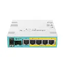 MikroTik hEX PoE 5 Port Gigabit 1SFP PoE Out Desktop Router | RB960PGS