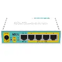 MikroTik hEX PoE Lite 5 Port Ethernet 4 PoE Router | RB750UPr2