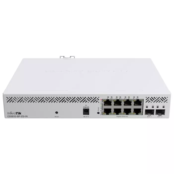 MikroTik SwoS Cloud Switch 8 Port PoE 2 SFP+ | CSS610-8P-2S+IN