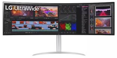 LG 49WL95C-W 49 Inch 32:9 UltraWide Dual QHD IPS Curved LED Monitor with HDR 10