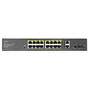 Cudy 16 Port Gigabit PoE 180W 2 Gigabit 2SFP Switch | GS1018PS2