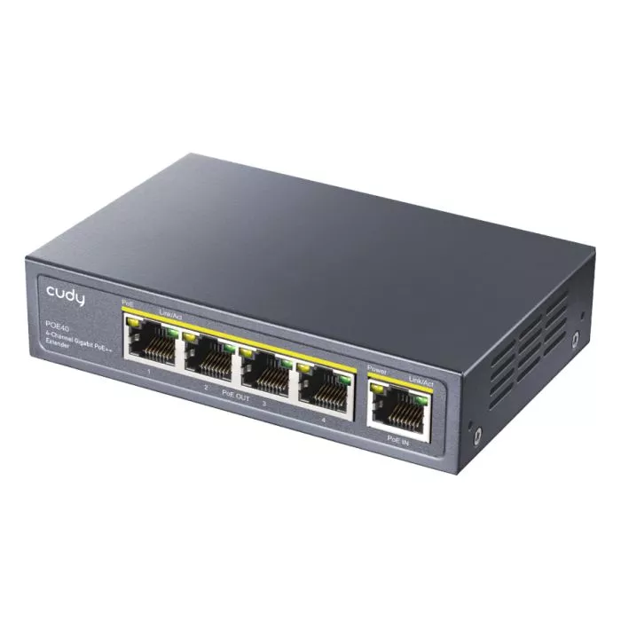 Cudy 4 Port Gigabit PoE 1x PoE Input 60W Switch | POE40