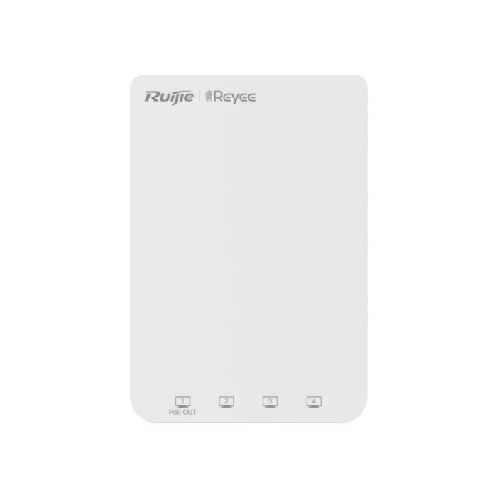 Reyee Dual Band WiFi 5 1300Mbps 5 Port Gigabit Mesh In-Wall AP | RG-RAP1200(P) 