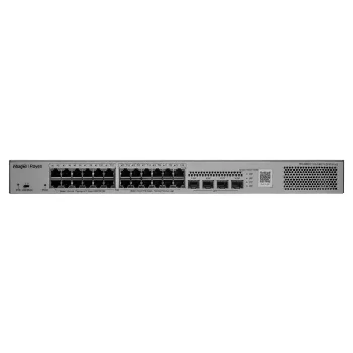 Reyee 24 Port Gigabit PoE 370W 4SFP Layer 2+ Smart Managed Switch | RG-NBS3100-24GT4SFP-P-V2