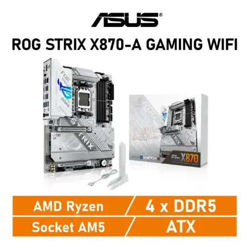 Asus ROG Strix AMD X870 ATX DDR5 Gaming Motherboard ROG-STRIX-X870-A-GAMING-WIFI