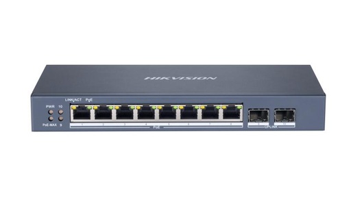 Hikvision 8 Port Gigabit Smart Managed Switch DS-3E1510P-SI