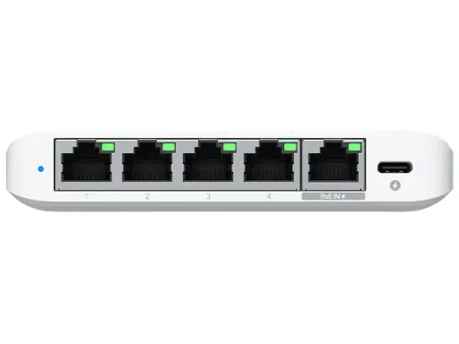 Ubiquiti UniFi Flex Mini 2.5Gbps 5 Port Switch with PoE Input | USW-Flex-2.5G-5-EU