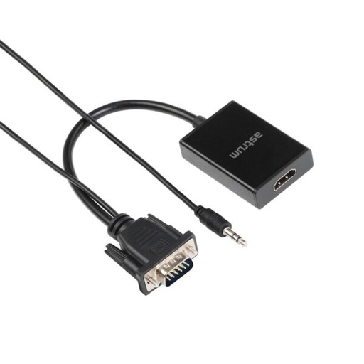 [A38051-B] DA510 VGA Male to HDMI Female + Audio Adapter