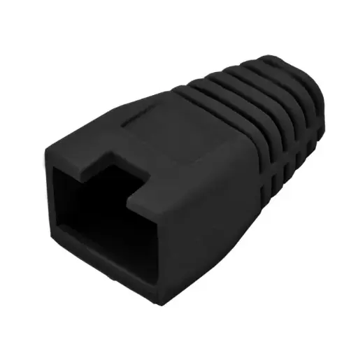 Linkbasic Black Boots RJ45