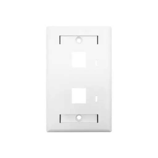 Linkbasic Two Port Faceplate 115 x 70mm