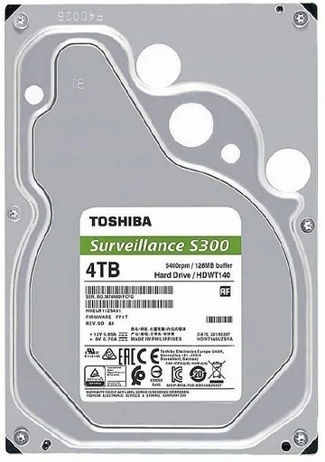 Toshiba S300 4TB Surveillance Hard Drive HDKPB08Z0A01S