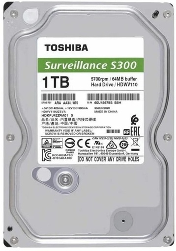 Toshiba HDKPJ42ZRA02S 1TB 3.5-inch Surveillance Hard Drive