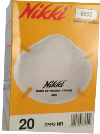 Casey Nikki 6502 FFP2NR Disposal Mask with Aluminium Strip | NK6502
