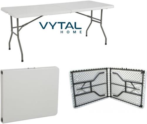 Vytal Foldable Rectangle Trestle Table 1.8 Meters 8-Seater | EB2971FHWHT