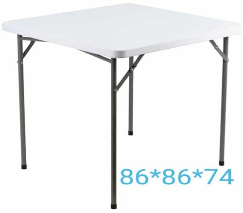 Vytal Foldable Square Serving Table 86cm White | EB3434FSTWHT