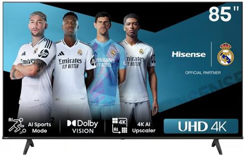 Hisense 85 inch A6N Series Direct LED UHD Smart TV | 85A6N