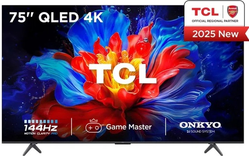 TCL P8K-UK 4K 75 Inch QLED HDR Smart TV | 75P8K