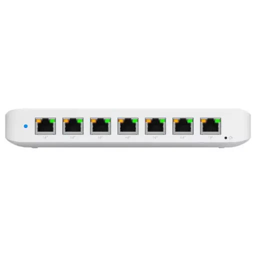 Ubiquiti UniFi Switch Ultra 8 Port Gigabit 1PoE Input 7 PoE Out 202W | USW-Ultra-210W