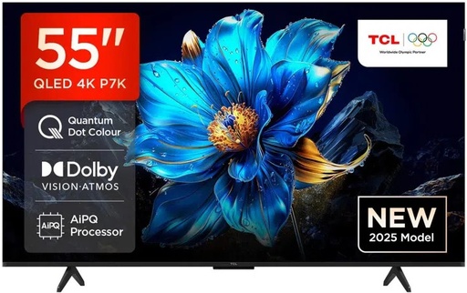 TCL P7K-UK QLED Direct LED 4K HDR Smart Google TV | 55P7K