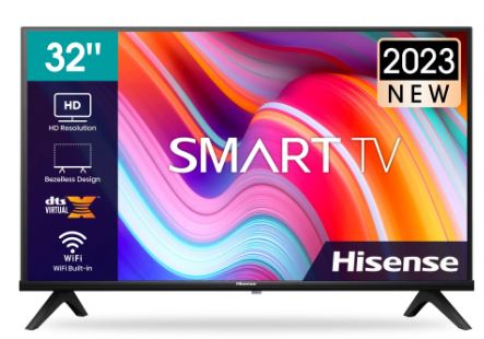 Hisense 32 inch A4K Series LED HD Ready Vidaa Smart TV | 32A4K