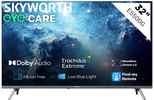 Skyworth 32 inch HD Google Android TV | 32E5400H