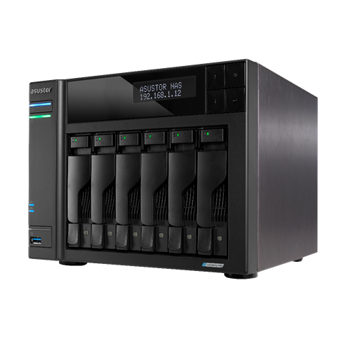 Asustor Lockerstor 6 Gen2 6 Bay NAS No Hard Drive NAS | AS6706T