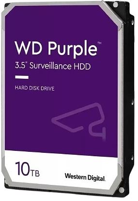 Western Digital 10TB 3.5-Inch Purple Surveilliance HDD | WD102PURP