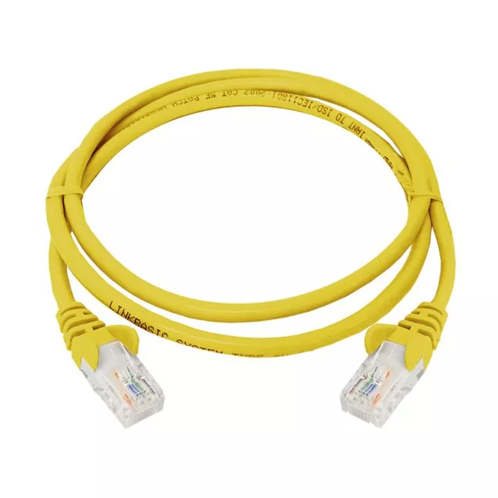 Linkbasic 3 Metre UTP Cat5e Flylead Yellow | www.quickstore.co.za