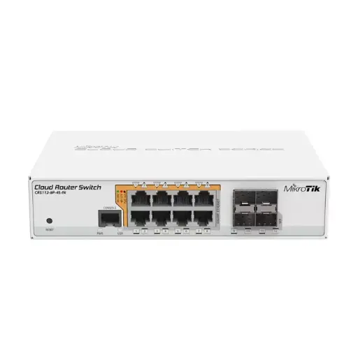 MikroTik Cloud Router Switch 8 Port PoE 4SFP | CRS112-8P-4S-IN