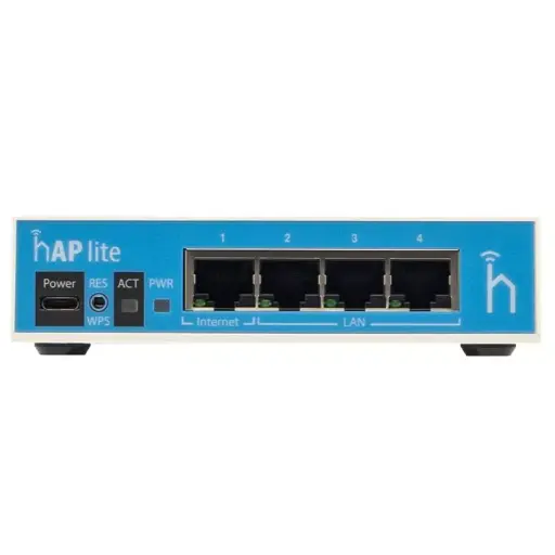 MikroTik hAP Lite 4 Port Ethernet 300Mbps WiFi 4 Router | RB941-2nD