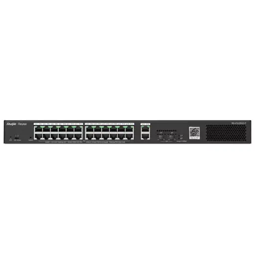 Reyee 26 Port Gigabit with 24 PoE 370W 2SFP Smart Managed Switch | RG-ES228GS-P