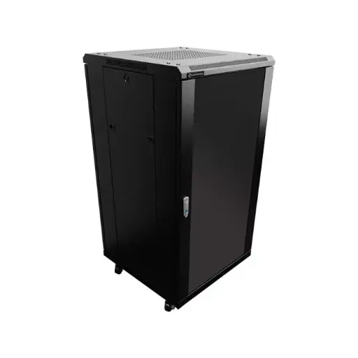 Linkbasic 22U 600 Deep Cabinet 2 Fans & 2 Shelves