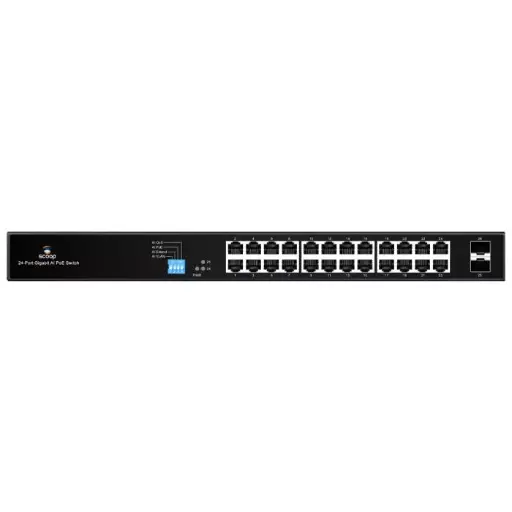 Scoop 24 Port Gigabit AI PoE 250W 2SFP Switch