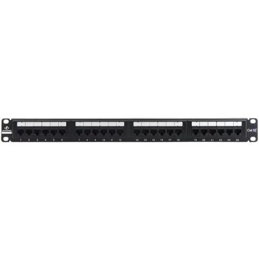 Linkbasic 24 Port Cat5e Rack Mount Patch Panel